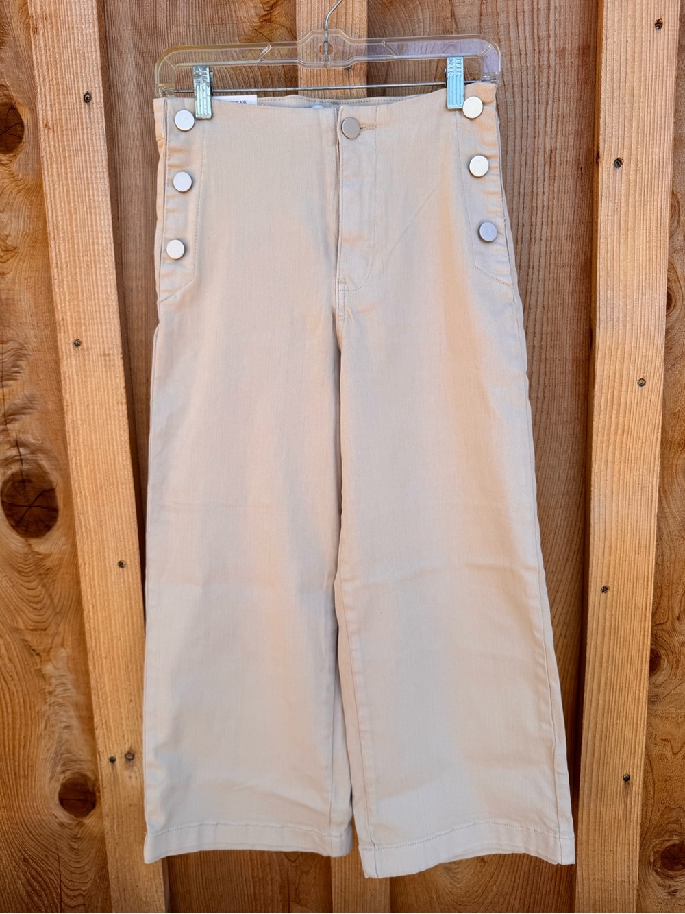 Oat Wide leg Sailor pant Sz 27